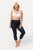 Ulla Popken 815580 Collant senza piede 3/4 con protezione cosce 80 den Blu scuro - Collant & calzini - 