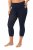Ulla Popken 815580 Collant senza piede 3/4 con protezione cosce 80 den Blu scuro - Collant & calzini - 
