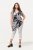Ulla Popken 815580 Collant senza piede 3/4 con protezione cosce 80 den Bianco - Collant & calzini - 