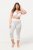 Ulla Popken 815580 Collant senza piede 3/4 con protezione cosce 80 den Bianco - Collant & calzini - 