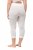 Ulla Popken 815580 Collant senza piede 3/4 con protezione cosce 80 den Bianco - Collant & calzini - 
