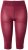 Ulla Popken 815580 Collant senza piede 3/4 con protezione cosce 80 den Rosso - Collant & calzini - 