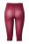 Ulla Popken 815580 Collant senza piede 3/4 con protezione cosce 80 den Rosso - Collant & calzini - 
