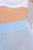 Ulla Popken 815580 Collant senza piede 3/4 con protezione cosce 80 den Azzurro - Collant & calzini - 