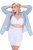 Ulla Popken 816440 Pantaloncini modellanti a vita alta Bianco - Intimo modellante - 