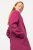 Ulla Popken 816744 Cappotto doppiopetto effetto lana Rosa - Cappotti - Cappotti taglie forti da donna