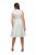 Ulla Popken 817135 Abito da sera Bianco panna - Abiti da sera - Abiti da sera taglie forti