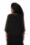 Ulla Popken 817211 Giacca oversize in chiffon con collo a scialle Nero - Giacche - Giacche taglie forti da donna