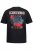JP1880 Scorpions Blackout Graphic Comfort Fit Band T-Shirt Black - Magliette - Magliette Uomo Taglie Forti
