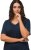 Ulla Popken 819289 Camicia da notte a maniche corte confezione da 2 Blu scuro - Camicie da notte - 