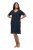 Ulla Popken 819289 Camicia da notte a maniche corte confezione da 2 Blu scuro - Camicie da notte - 