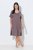 Ulla Popken 819289 Camicia da notte a maniche corte confezione da 2 Marrone - Camicie da notte - 