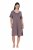 Ulla Popken 819289 Camicia da notte a maniche corte confezione da 2 Marrone - Camicie da notte - 