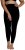 Ulla Popken 819652 Collant senza piede con effetto termico Nero - Collant & calzini - 