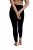 Ulla Popken 819652 Collant senza piede con effetto termico Nero - Collant & calzini - 