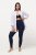 Ulla Popken 819652 Collant senza piede con effetto termico Blu scuro - Collant & calzini - 