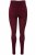 Ulla Popken 819652 Collant senza piede con effetto termico Bordeaux - Collant & calzini - 