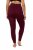 Ulla Popken 819652 Collant senza piede con effetto termico Bordeaux - Collant & calzini - 