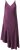 Ulla Popken 820341 Abito in raso senza maniche con scollo a V Bordeaux - Abiti da sera - Abiti da sera taglie forti