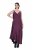 Ulla Popken 820341 Abito in raso senza maniche con scollo a V Bordeaux - Abiti da sera - Abiti da sera taglie forti