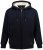 JP1880 820464 Giacca con cappuccio e fodera teddy Blu scuro - Felpe & felpe con cappuccio - Felpe & Felpe con Cappuccio Uomo Taglie Forti