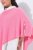 Ulla Popken 820512 Poncho in maglia misto lana con scollo a V Rosa chiaro - Poncho e mantelle - 