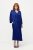 Ulla Popken 821110 Abito in raso a maniche corte con scollo a V Blu scuro - Abiti da sera - Abiti da sera taglie forti
