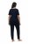 Ulla Popken 821244 Pigiama a pois Blu scuro - Pigiami/Loungewear - 
