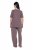 Ulla Popken 821244 Pigiama a pois Marrone - Pigiami/Loungewear - 