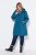 Ulla Popken 821495 Cappotto tecnico Petrolio - Cappotti - Cappotti taglie forti da donna