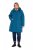 Ulla Popken 821495 Cappotto tecnico Petrolio - Cappotti - Cappotti taglie forti da donna