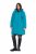 Ulla Popken 821495 Cappotto tecnico Turchese - Cappotti - Cappotti taglie forti da donna