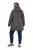Ulla Popken 821737 Parka imbottito HYPRAR con cappuccio Grigio scuro melange - Giacche - Giacche taglie forti da donna