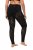 Ulla Popken 822286 Collant senza piede animalier Nero - Collant & calzini - 