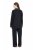 Ulla Popken 823030 Pigiama con collo a camicia Nero - Pigiami/Loungewear - 