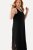 Ulla Popken 823276 Abito senza maniche Nero - Vestiti maxi - Abiti maxi taglie forti