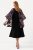 Ulla Popken 823276 Abito senza maniche Nero - Vestiti maxi - Abiti maxi taglie forti