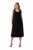 Ulla Popken 823276 Abito senza maniche Nero - Vestiti maxi - Abiti maxi taglie forti