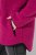 Ulla Popken 823371 Giacca in teddy con cappuccio e tasche trapuntate Fucsia - Abbigliamento in pile - 