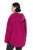 Ulla Popken 823371 Giacca in teddy con cappuccio e tasche trapuntate Fucsia - Abbigliamento in pile - 