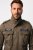 JP1880 Field Jacket with Badges Vintage Look TALL Moss Green - TALL giubbotti - Giacche TALL per uomo alto