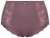 Ulla Popken 825788 Slip a vita alta con pizzo Marrone - Slip - 