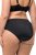 Ulla Popken 825790 Slip a fiori con pizzo Nero - Slip - 