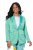 Ulla Popken 826161 Blazer strutturato Verde - Blazer - Blazer Taglie Forti da Donna