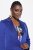 Ulla Popken 826161 Blazer testurizzato con tasche a patta Blu scuro - Blazer - Blazer Taglie Forti da Donna