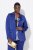 Ulla Popken 826161 Blazer testurizzato con tasche a patta Blu scuro - Blazer - Blazer Taglie Forti da Donna
