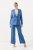 Ulla Popken 826163 Pantaloni da completo larghi Blu denim - Pantaloni in tessuto - Pantaloni ampi taglie forti donna