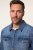 JP1880 826234 Giacca di jeans con taschini Blu denim - Giubbotti - Giubbotti Uomo Taglie Forti