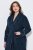 Ulla Popken 826794 Accappatoio in spugna Blu scuro - Vestaglie & accappatoi - 