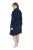 Ulla Popken 826794 Accappatoio in spugna Blu scuro - Vestaglie & accappatoi - 